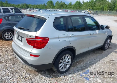 2017 BMW X3 Sdrive28I from USA, damaged, VIN 5UXWZ7C56H0V85841